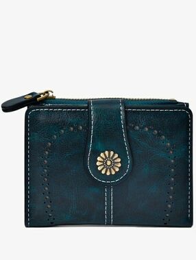 Sendefn Women Wallet Genuine Leather Bifold Purse RFID Blocking Card Holder